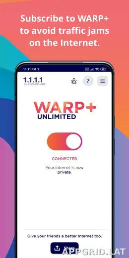 1.1.1.1 + WARP скриншот 3